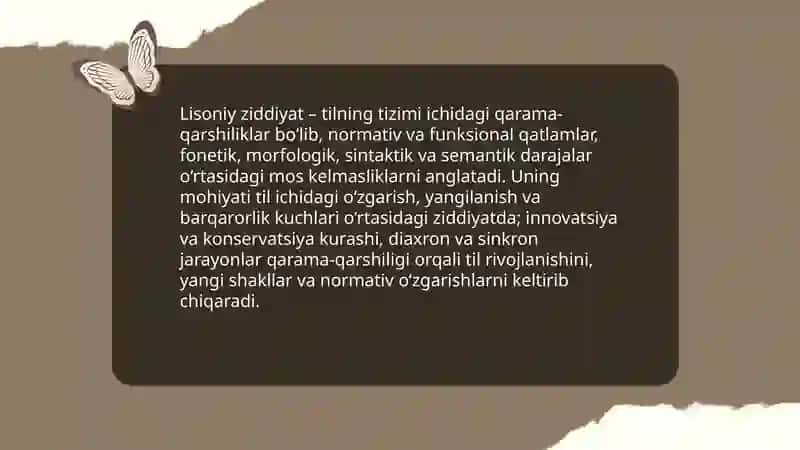 Lisoniy ziddiyat va uning turlari 3