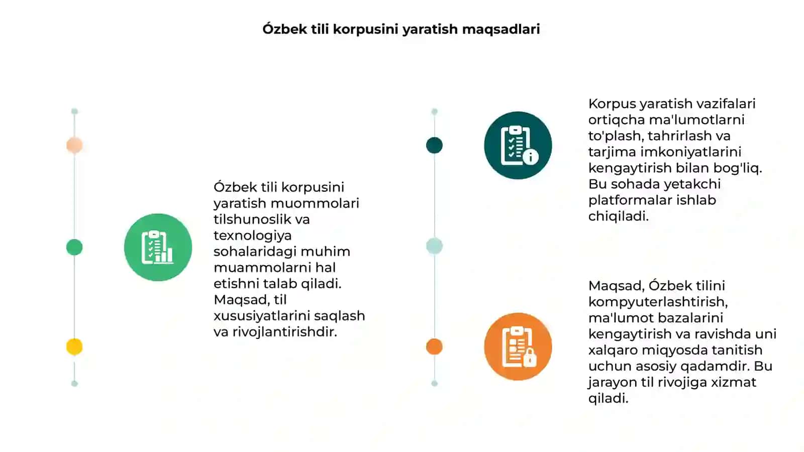 Ózbek tili korpusini yaratish muommolari va vazifalari 3