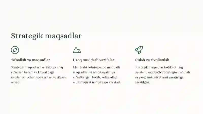 Strategiyani Amalga Oshirish 3