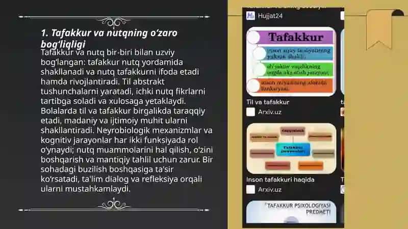 Tafakkur va nutq 3
