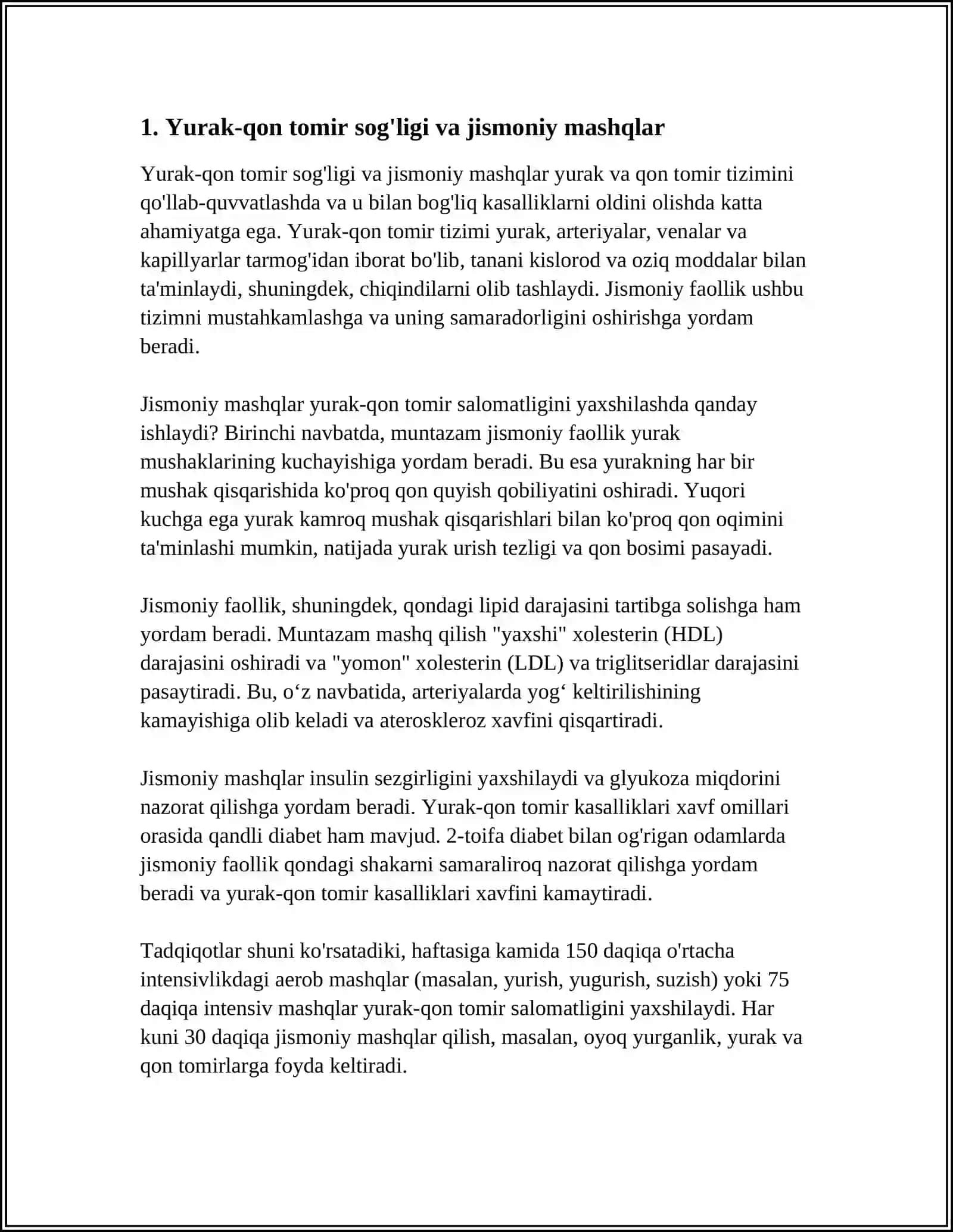 SPORT AND HEALTH 3