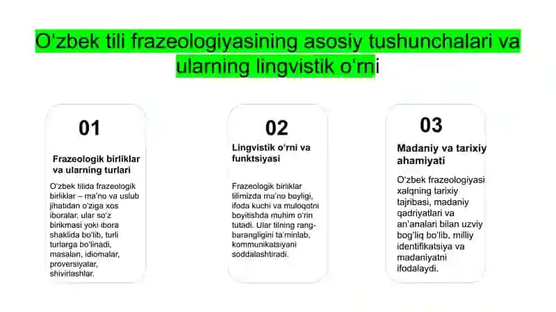 O‘zbek tili frazeologiyasi 3
