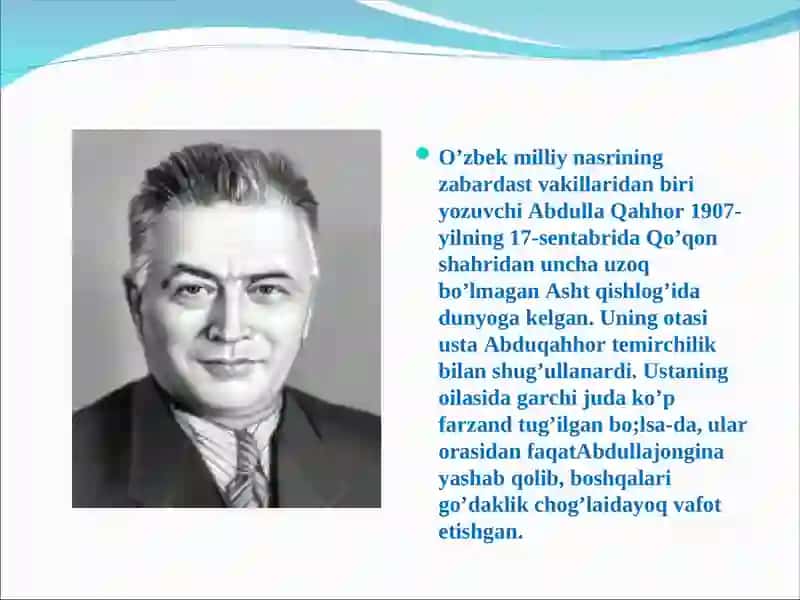 Abdulla Qahhorning notiqlik, til va nutq borasidagi fikrlari 3