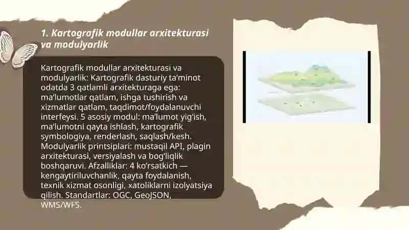 Kartografik dasturiy modullar 3
