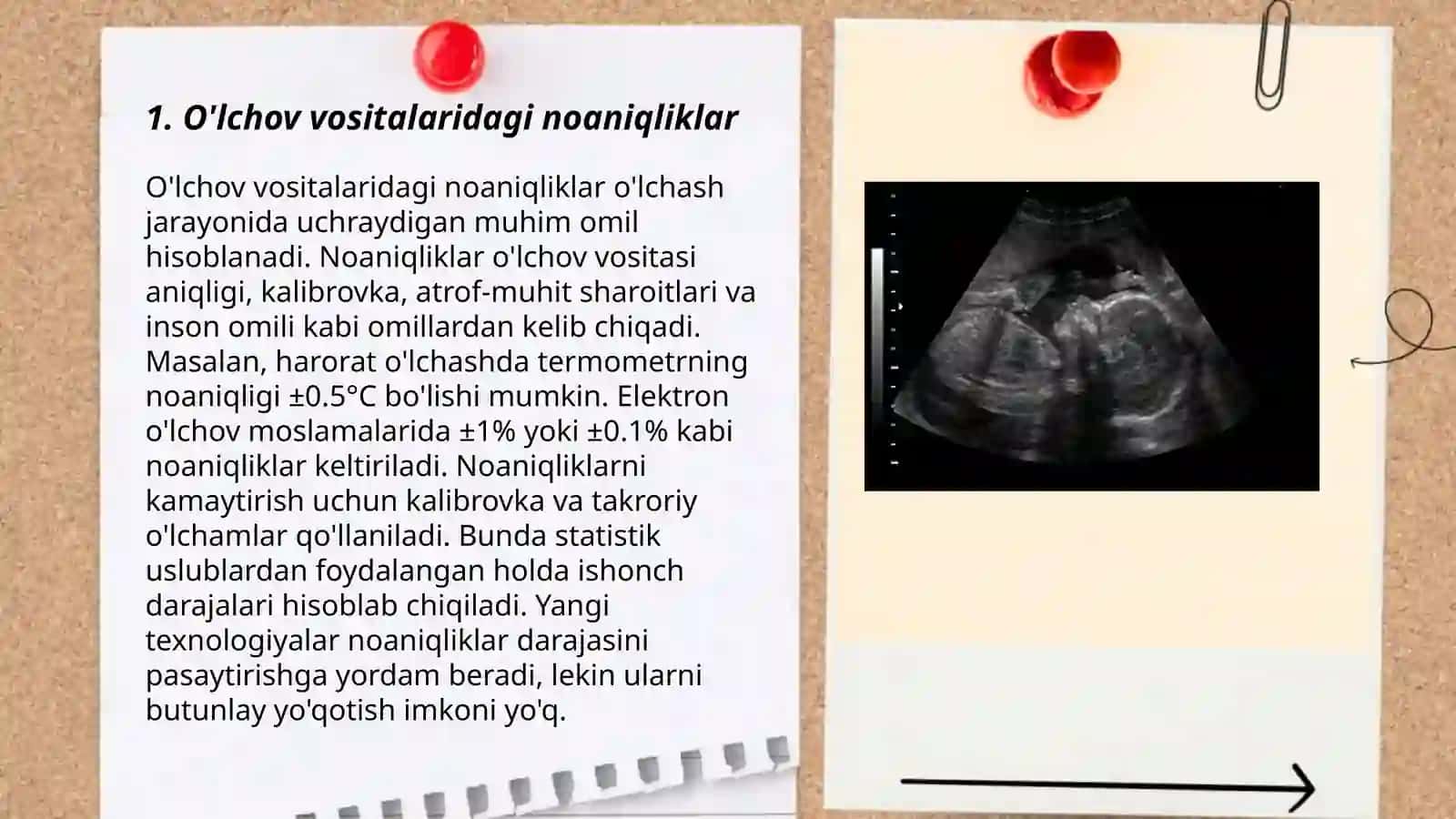 O'lchov vositalaridagi noaniqliklar 3