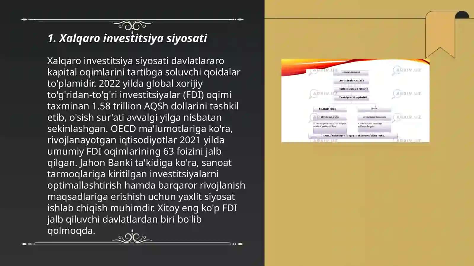 Xalqaro menejmentda investitsion faoliyat 3