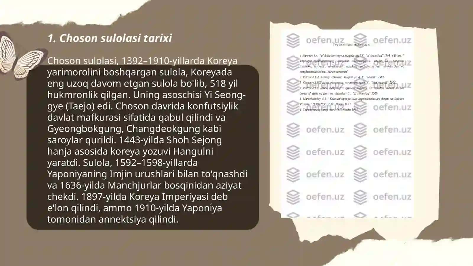 Chosonning Xalokati va Yapon eksponsiyasi 3