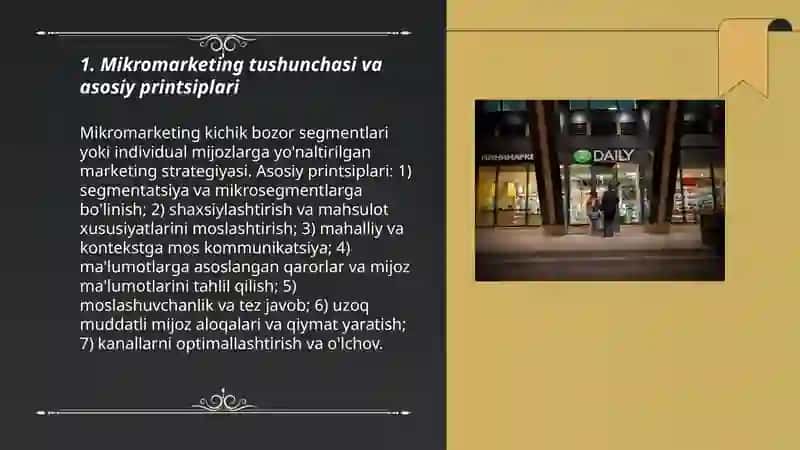 Mikromarketing 3