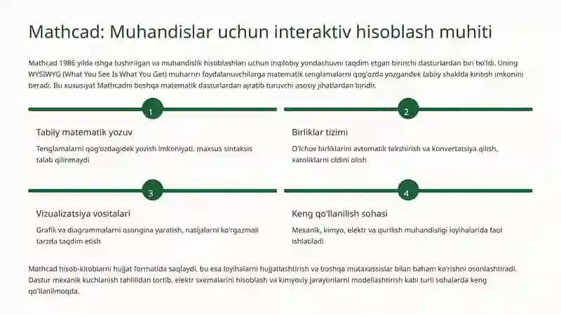 Mathcad va Maple yordamida muhandislik hisoblarini avtomatlashtirish 3