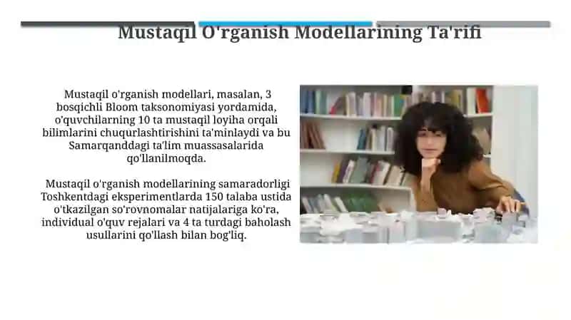 Mustaqil O'rganish Modellari 3