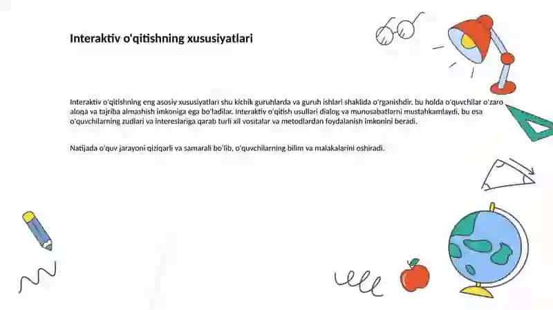 Zamonaviy pedagogika: Interaktiv o'qitish usullari 3