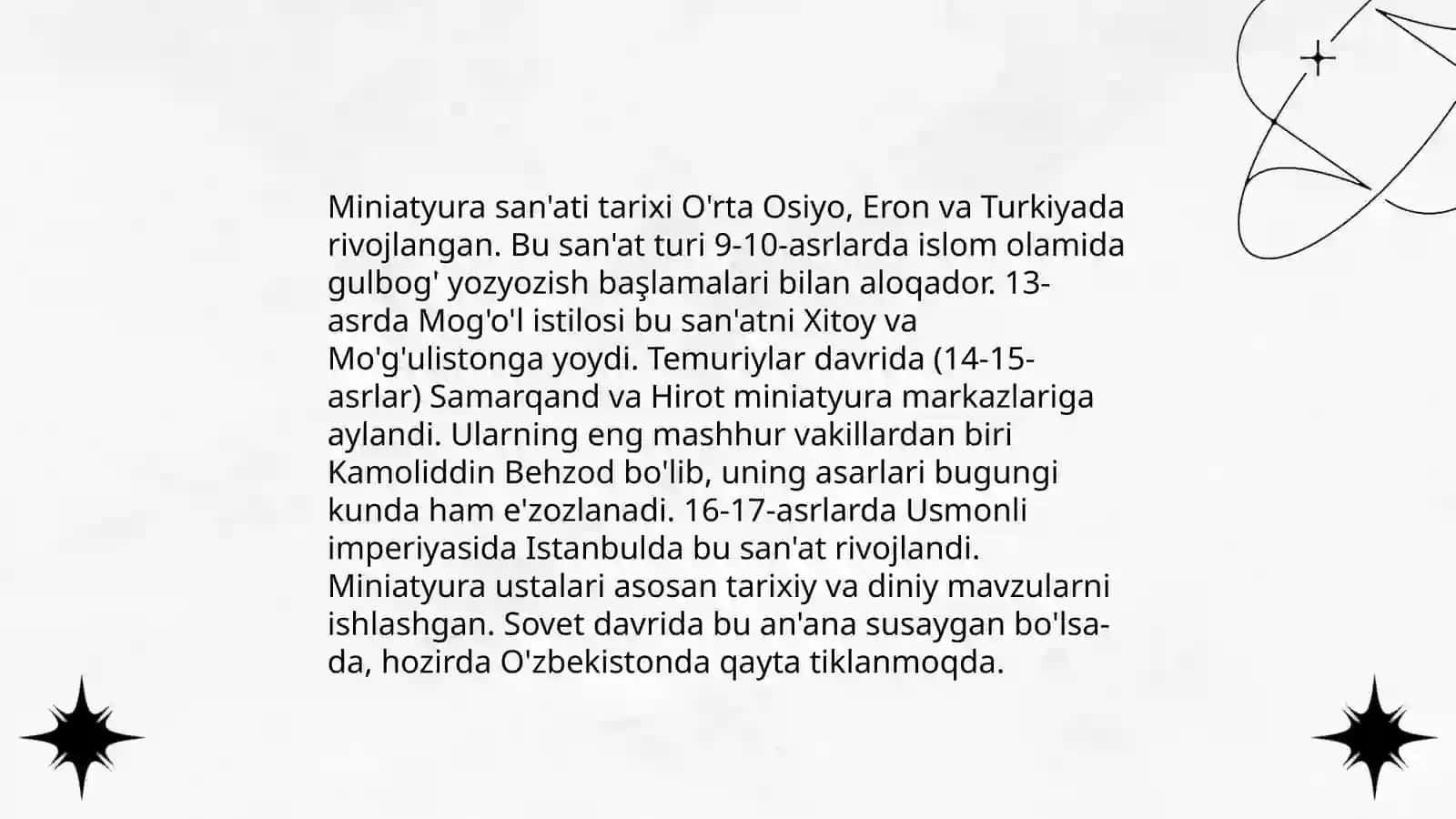 Minatyura Maktablari 3
