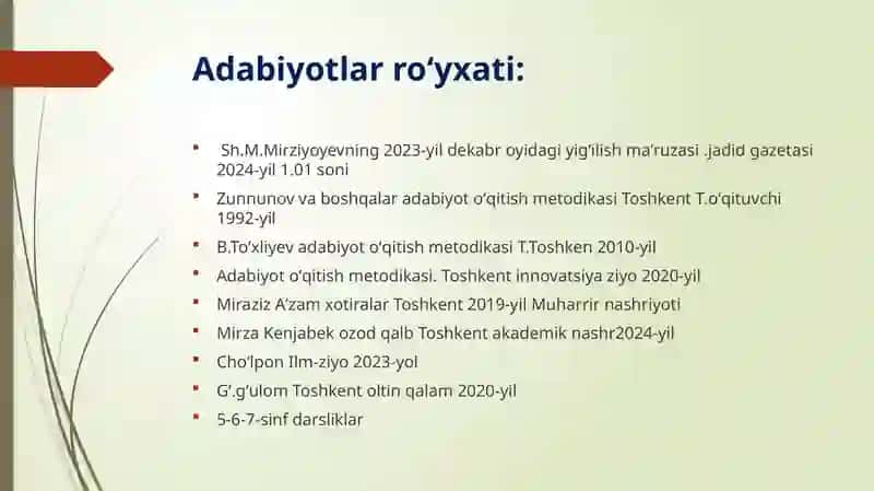 Adabiyot o'qitish metodikasi | Yozuvchi tarjimayi holini oʻrganish 3