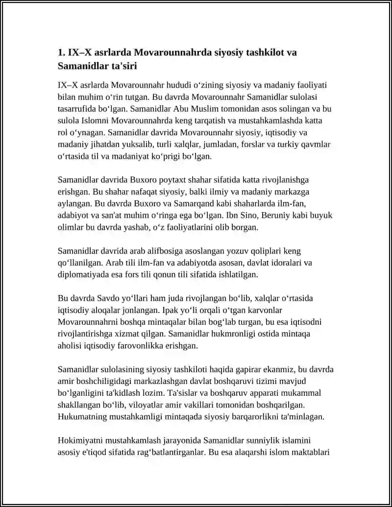 IX-X ASRLAR MOVAROUNNAHR MADANIYATI 3