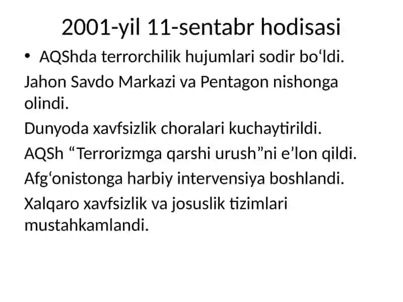 Amerika Mamlakatlari 21-asr Boshlarida 3