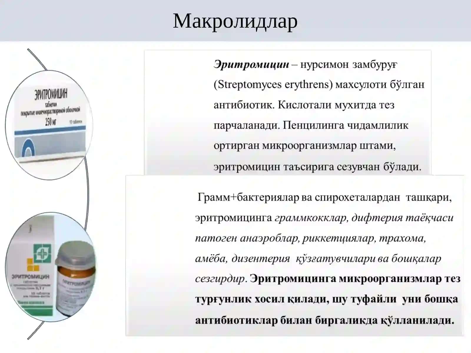 Тетрациклин ва левомицетин гр антибиотиклар 3