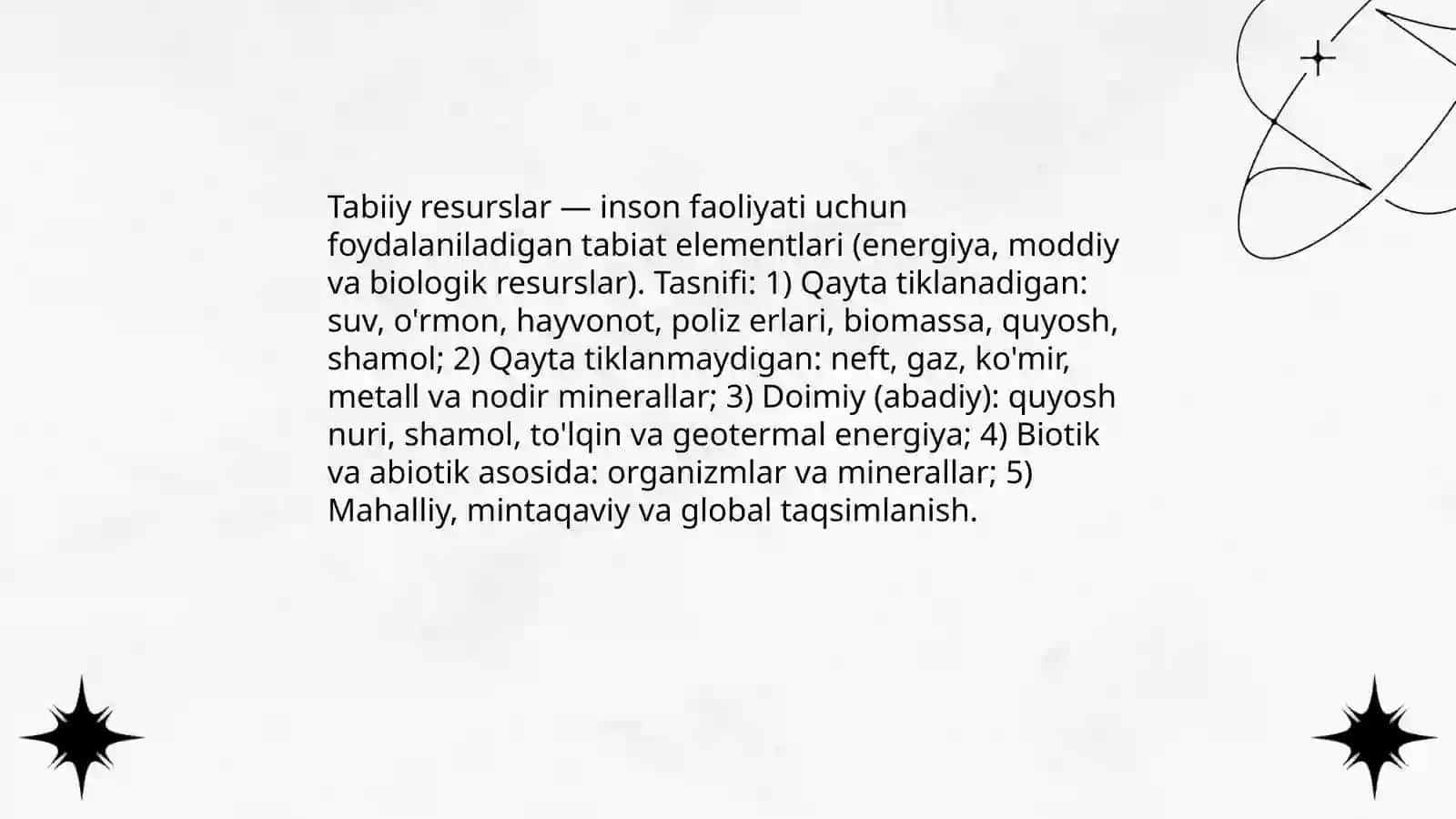 Davlatlarning tabiiy resurslari 3