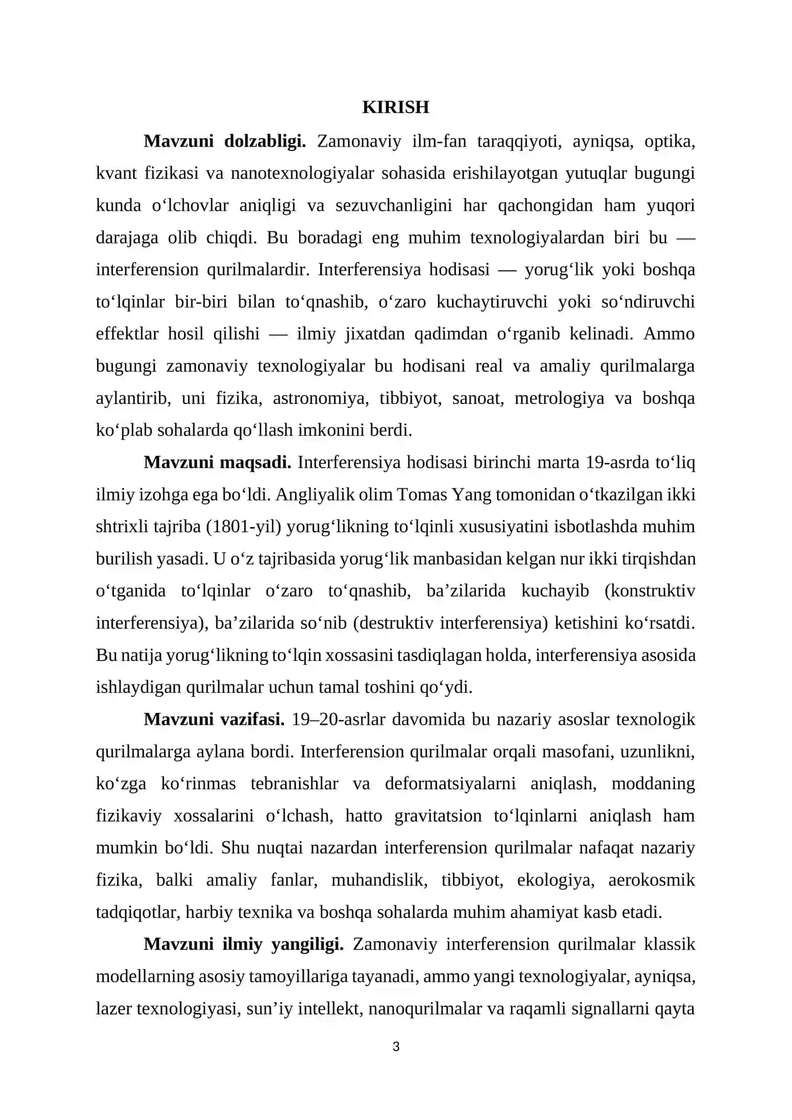 Zamonaviy interferension qurilmalar 3