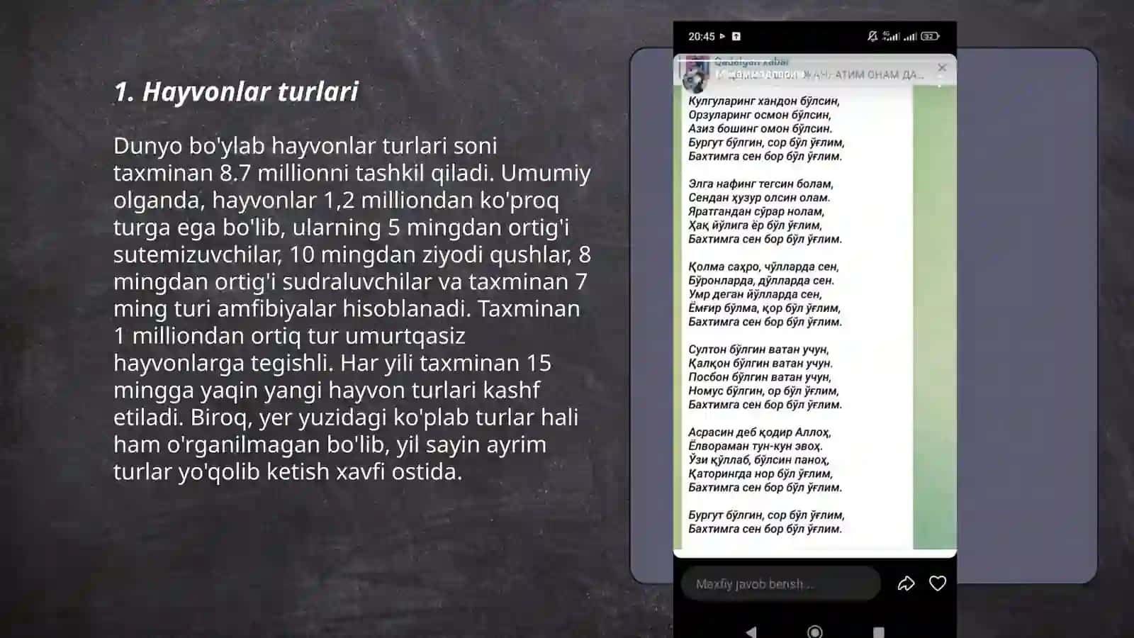 Hayvonlar 3