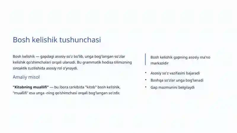 Bosh kelishik va uning xususiyatlari 3