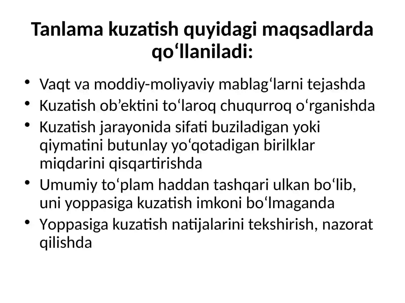 TANLAMA KUZATISH 3