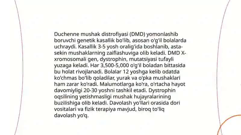 Duchenne mushak distrofiyasi 3