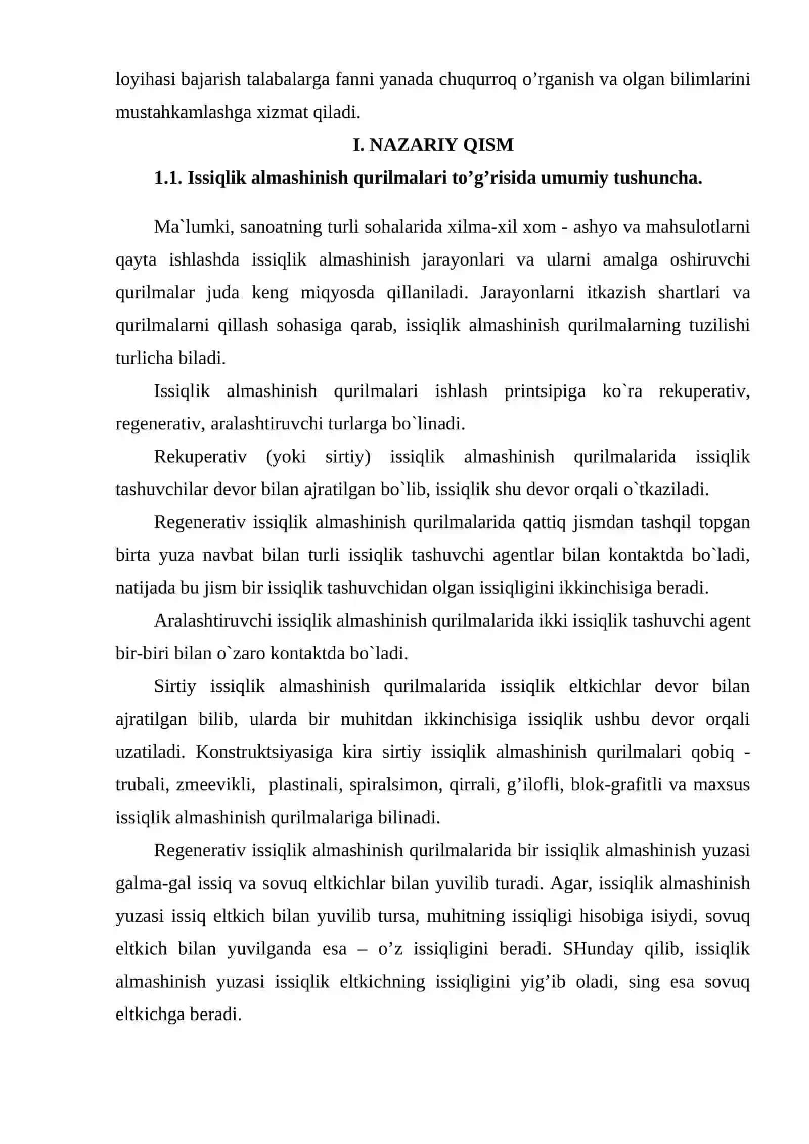 Issiqlik almashinish qurilmalari 3