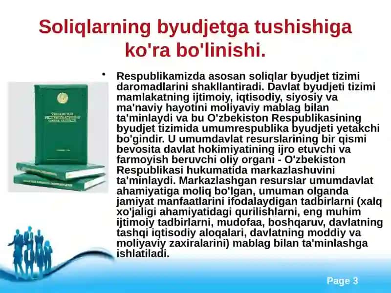 SOLIQ KODEKSI UMUMIY QISMI 3
