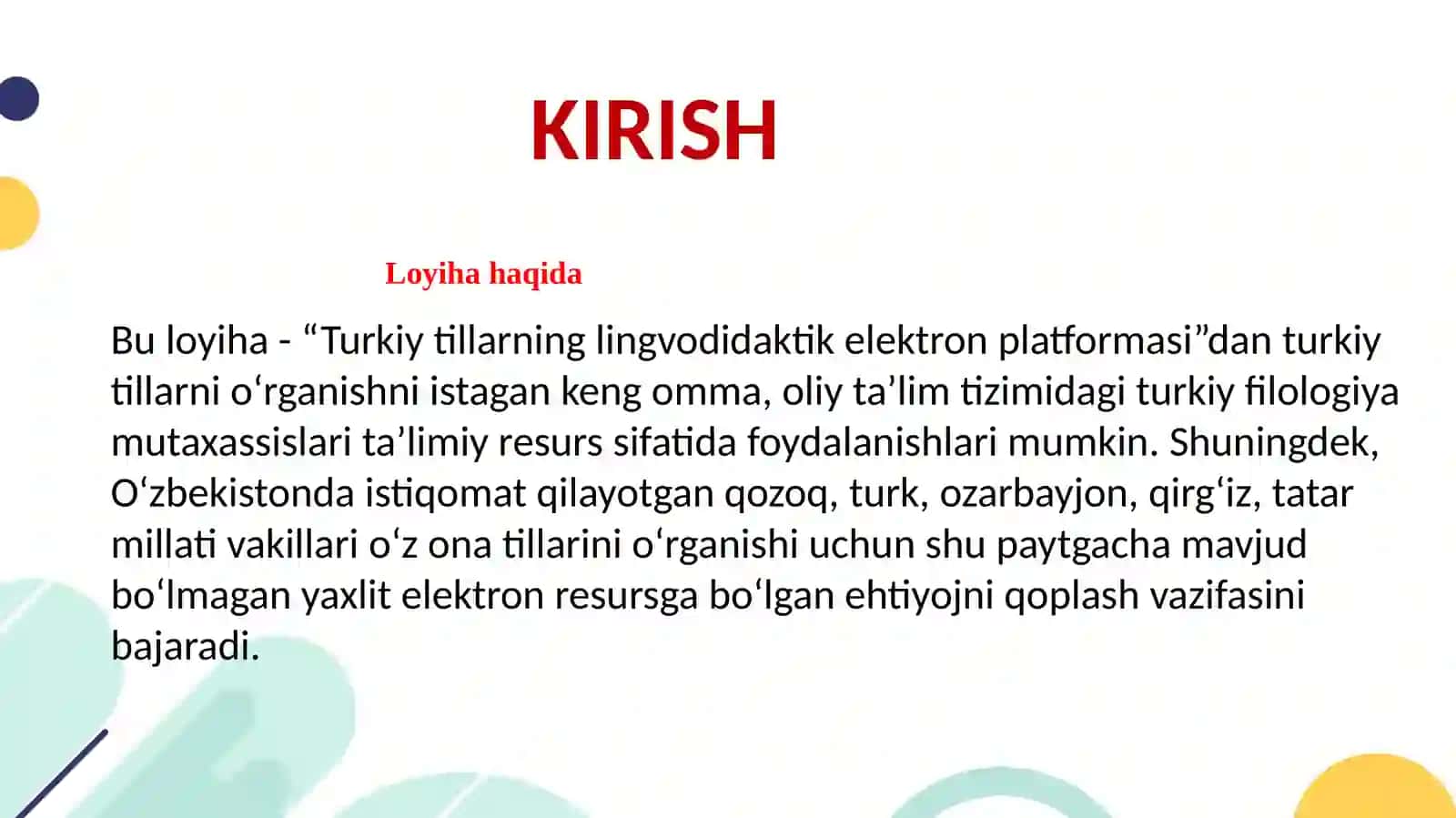 Turkiy tillar doirasida yaratilgan lingvistik platformalarning ilmiy tahlili 3