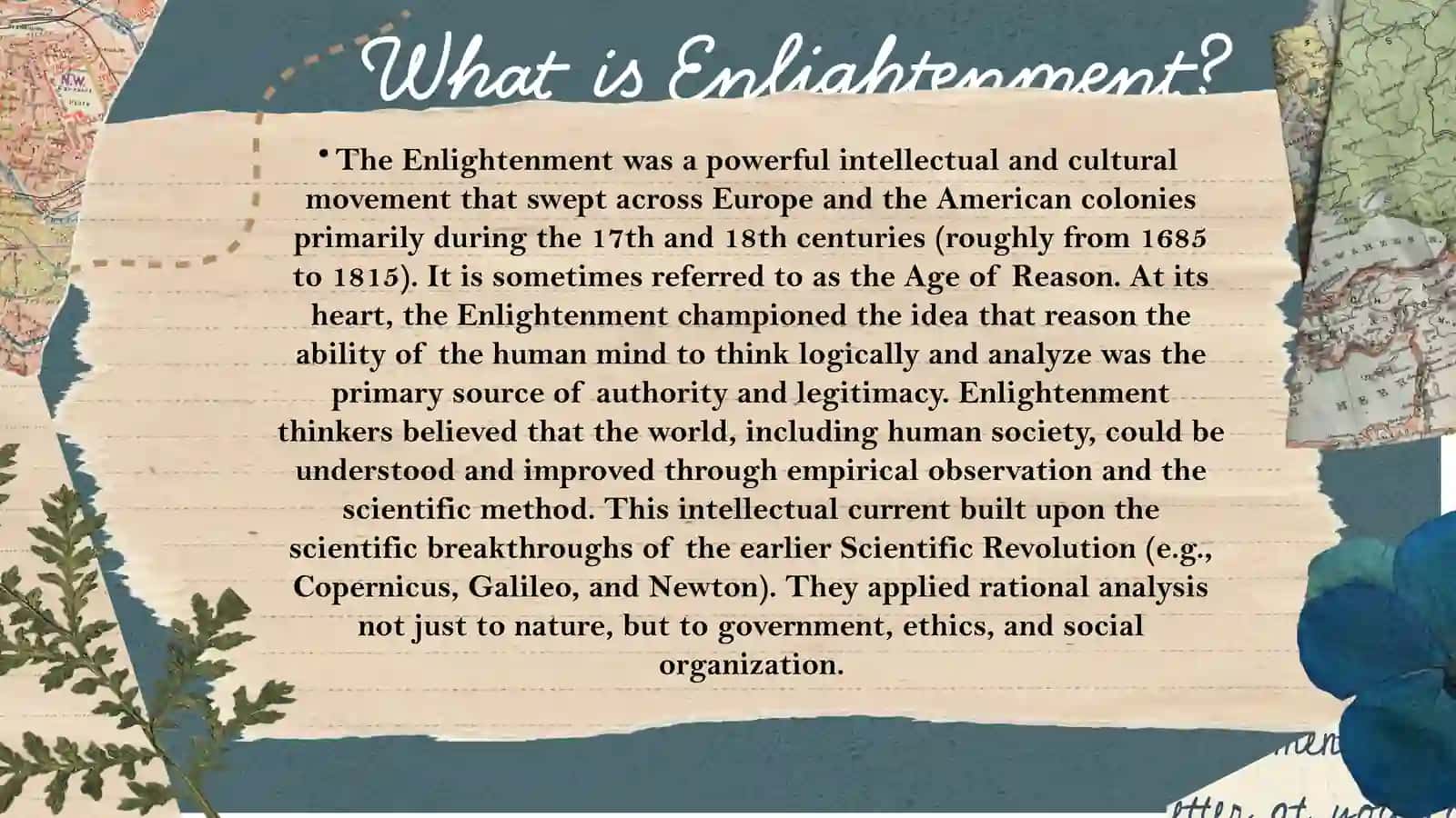 Age of Enlightenment in World Literature 3
