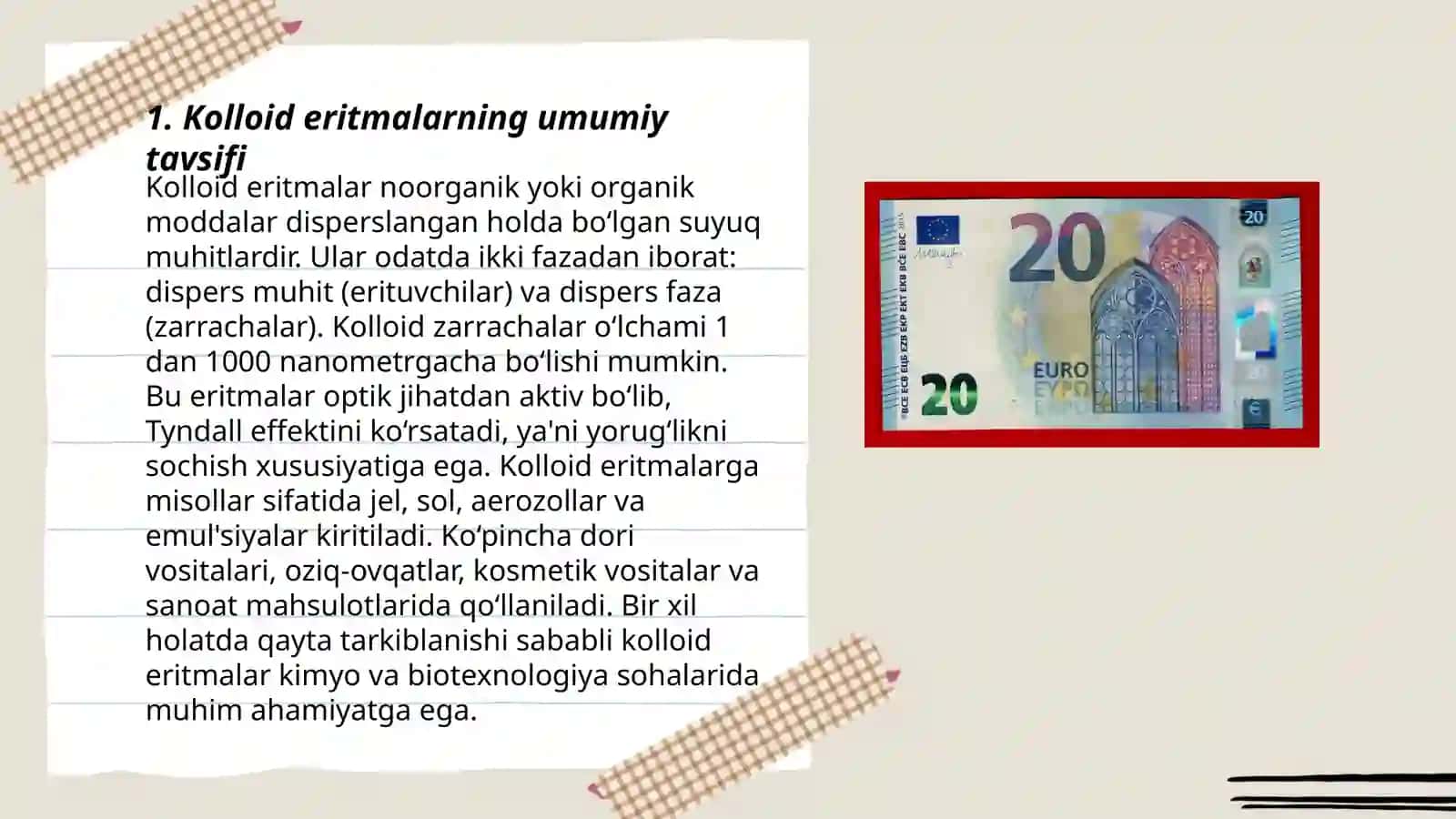 Kolloid ertitmalarning o'ziga xosligi 3