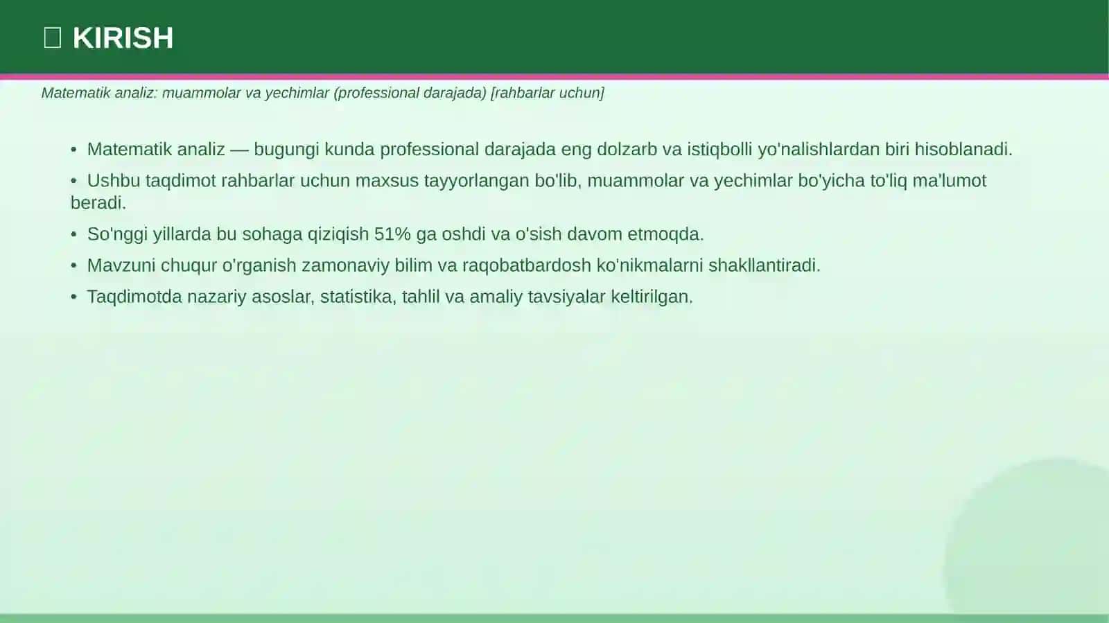 Matematik Analiz 3