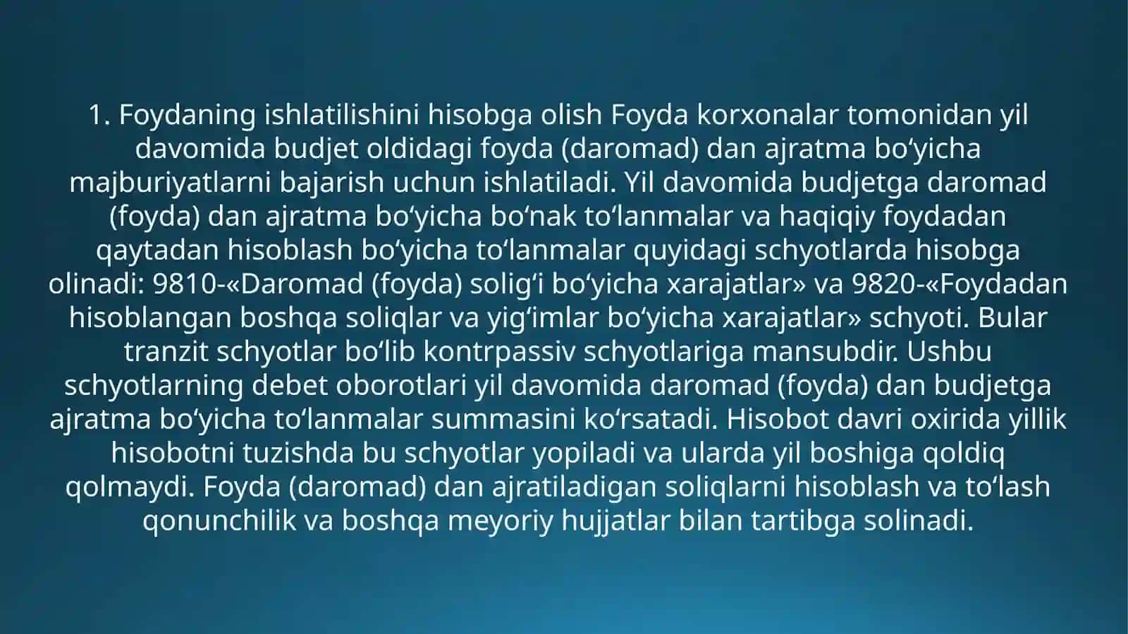 YAKUNIY MOLIYAVIY NATIJA HISOBI 3