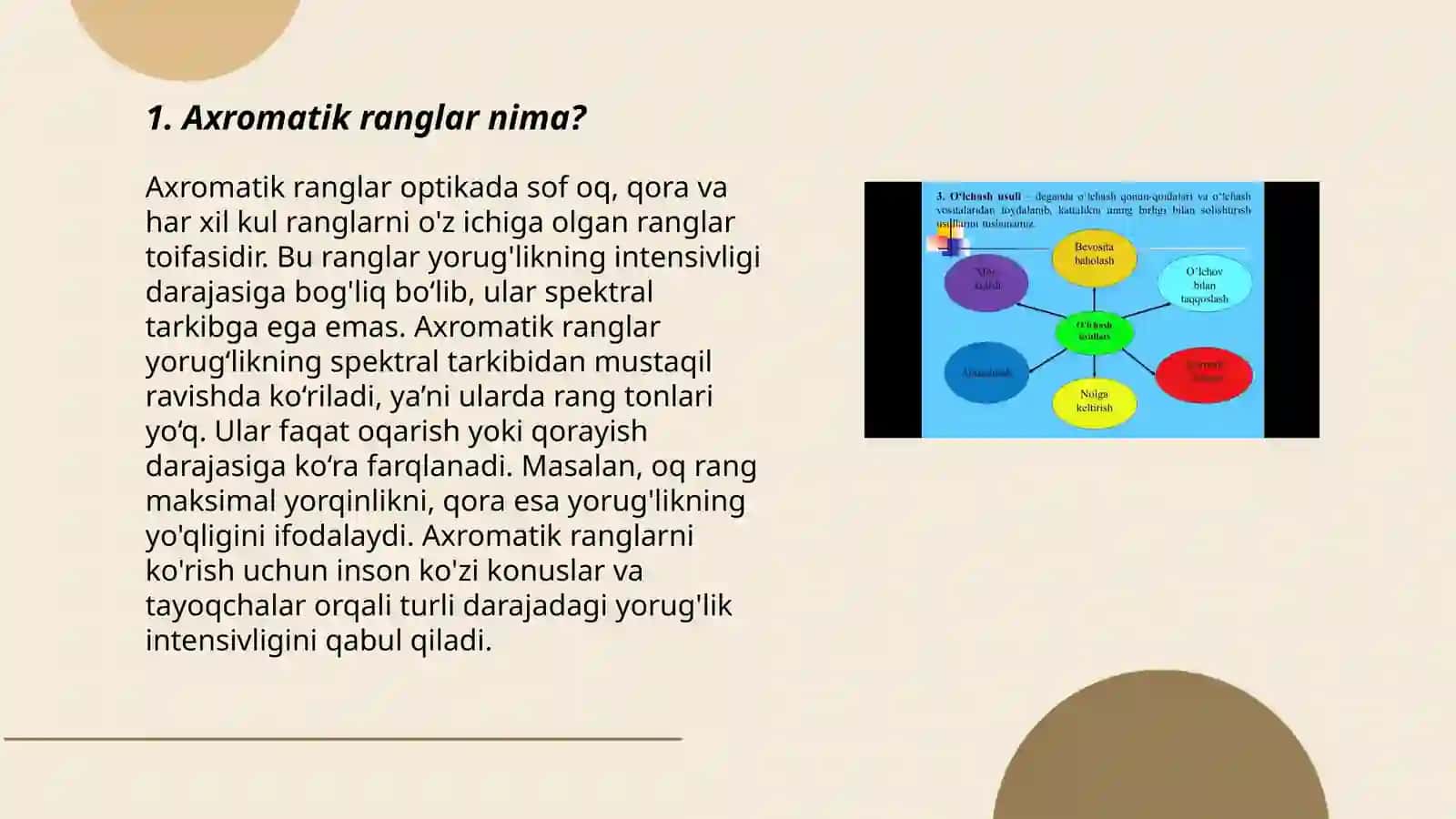 Axromatik ranglar bo'yicha tushuncha 3