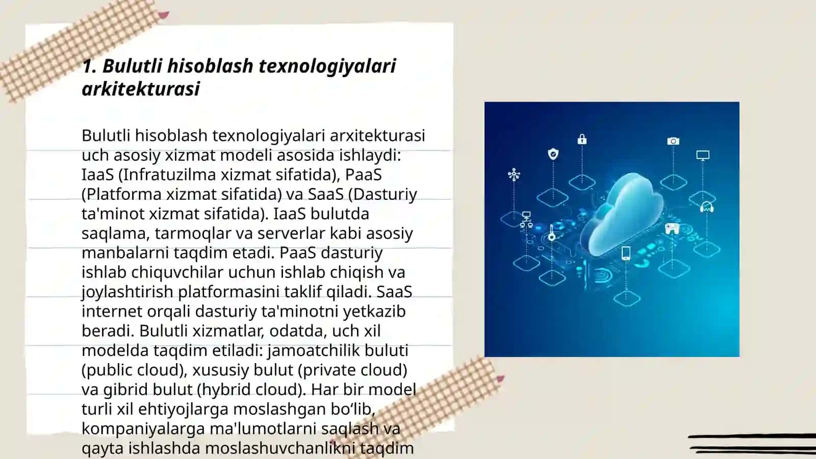 Bulutli hisoblash texnologiyalari arxitekturasi 3