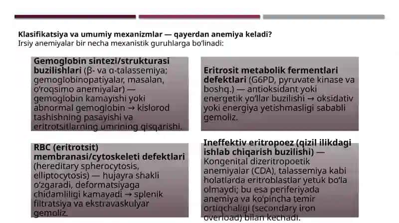 Irsiy nuqsonlarning anemiya rivojlanishiga ta'siri 3