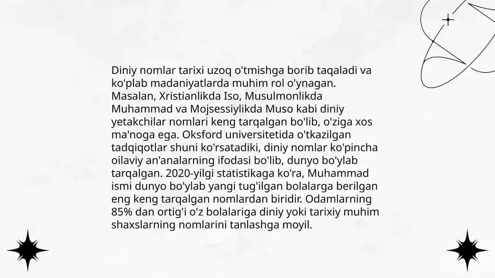 Diniy va afsonaviy nomlar tahlili 3