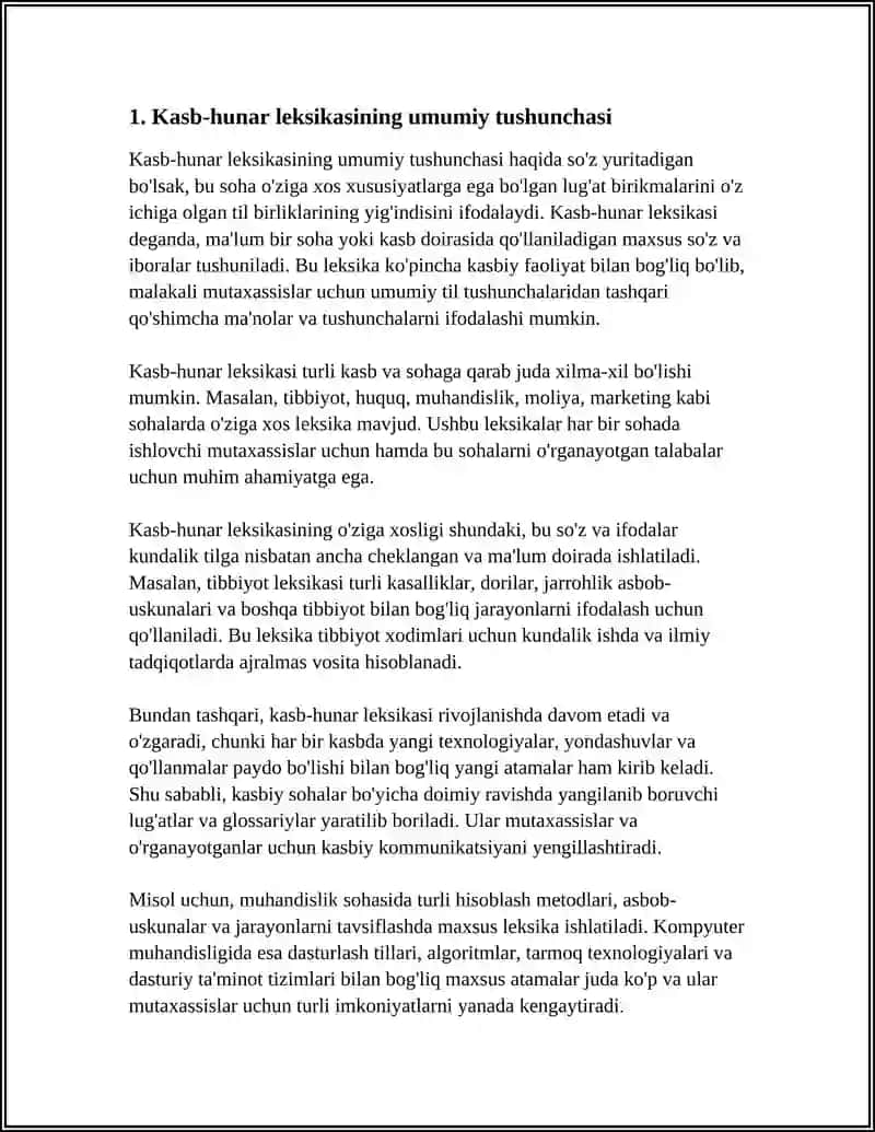 KASB HUNAR LEKSIKASI 3