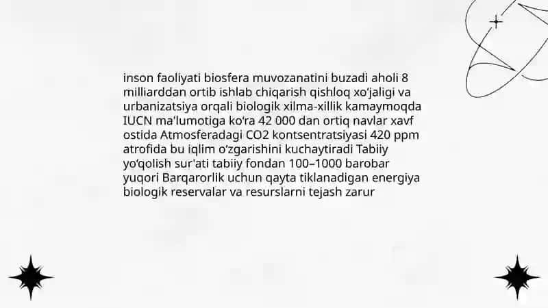 Inson va biosfera 3