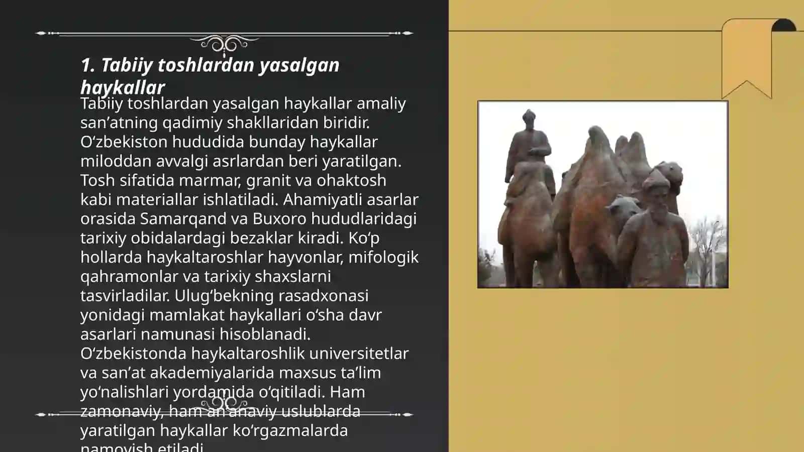 Ibtidoiy davr haykaltaroshlik san'ati 3