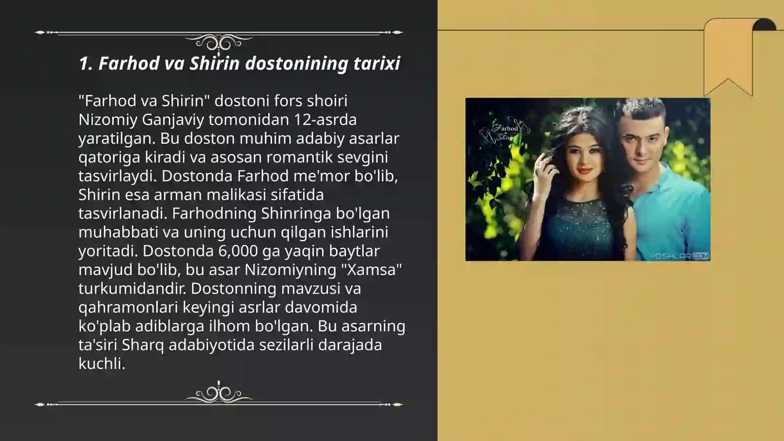 Farhod va Shirin dostoni 3