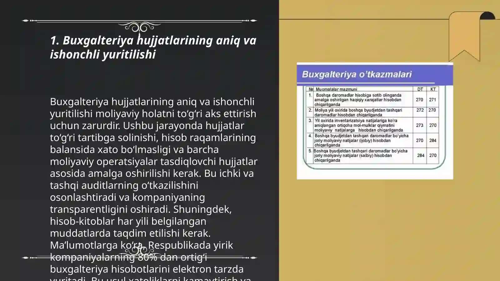 Buxgalteriya hisobiga qo’yilgan talablar 3
