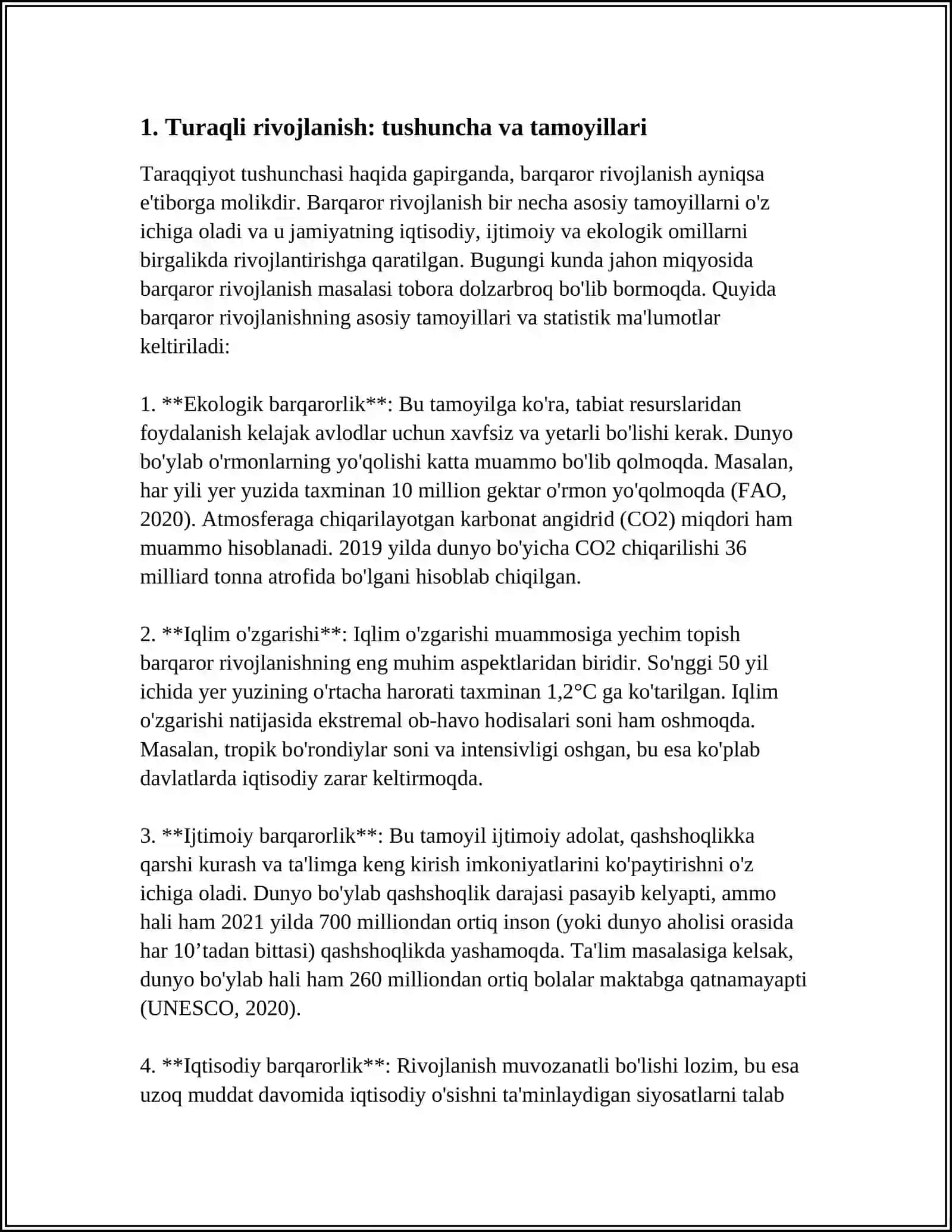 TURAQLI RIVOJLABISH 3