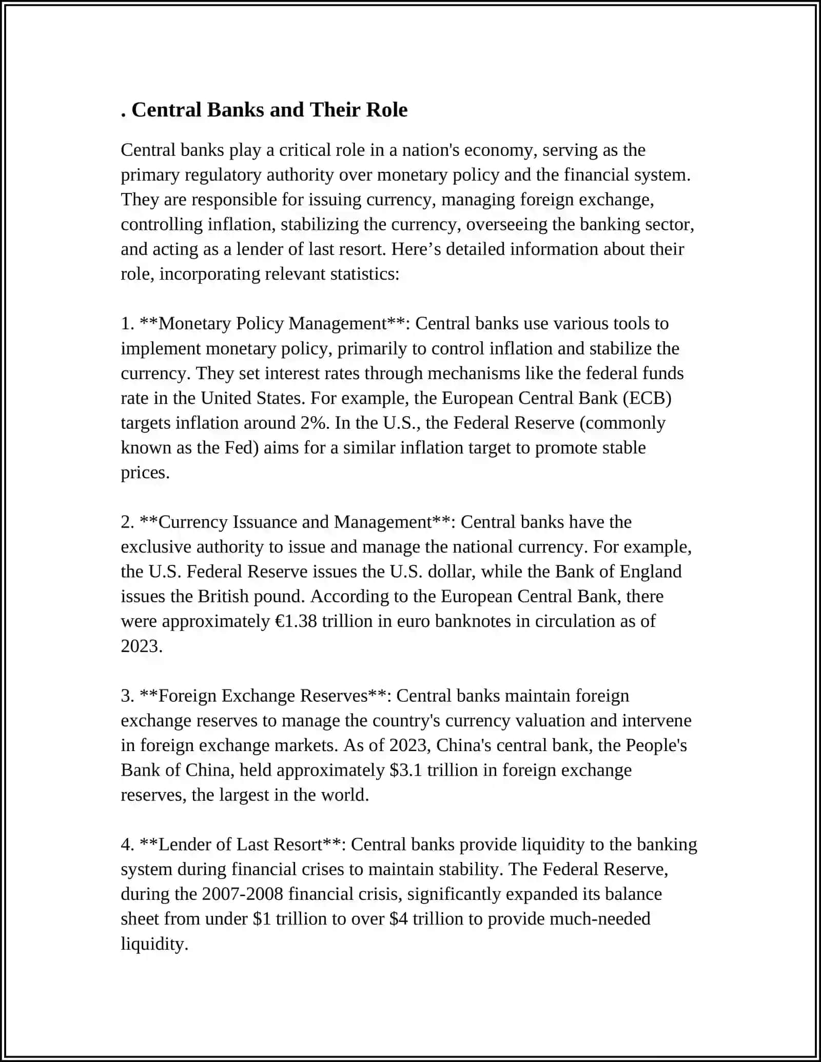 MONETORY POLICY 3