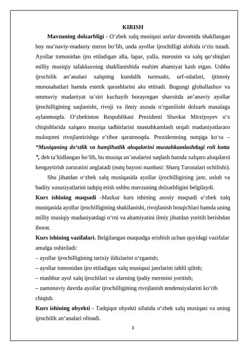 O’zbek xalq musiqasida ayollar ijrochilligi 3