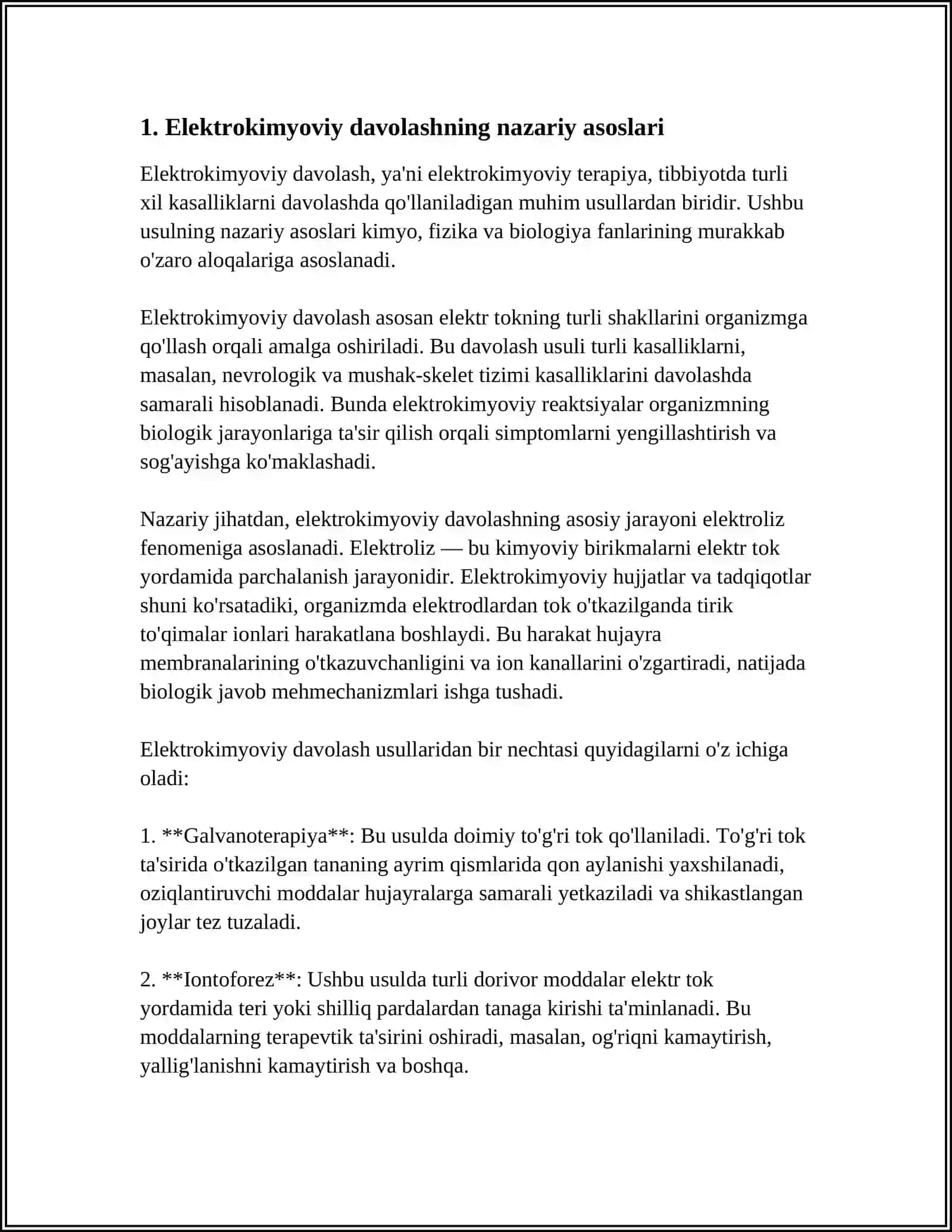 ELEKTRKIMYOVIY DAVOLASH VA DIAGNOSTIKA USULLARI 3