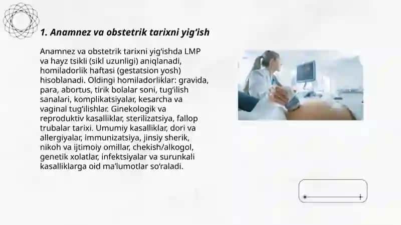 Homiladorlarni tekshirish usullari 3