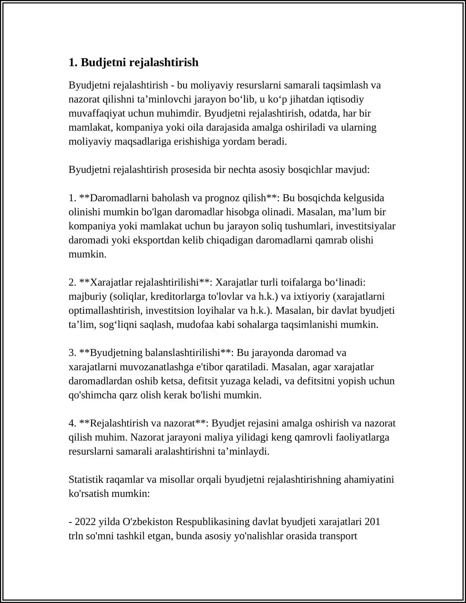 PAST XARAJATLAR STRATEGIYASI 3