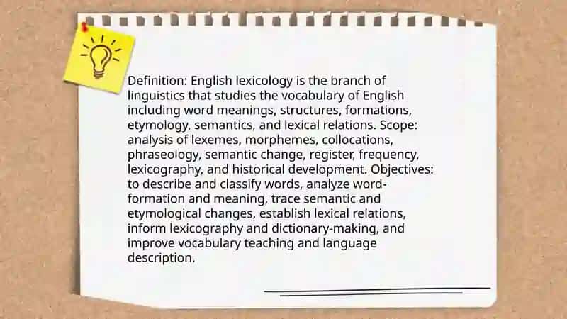 English lexicology as a subject 3