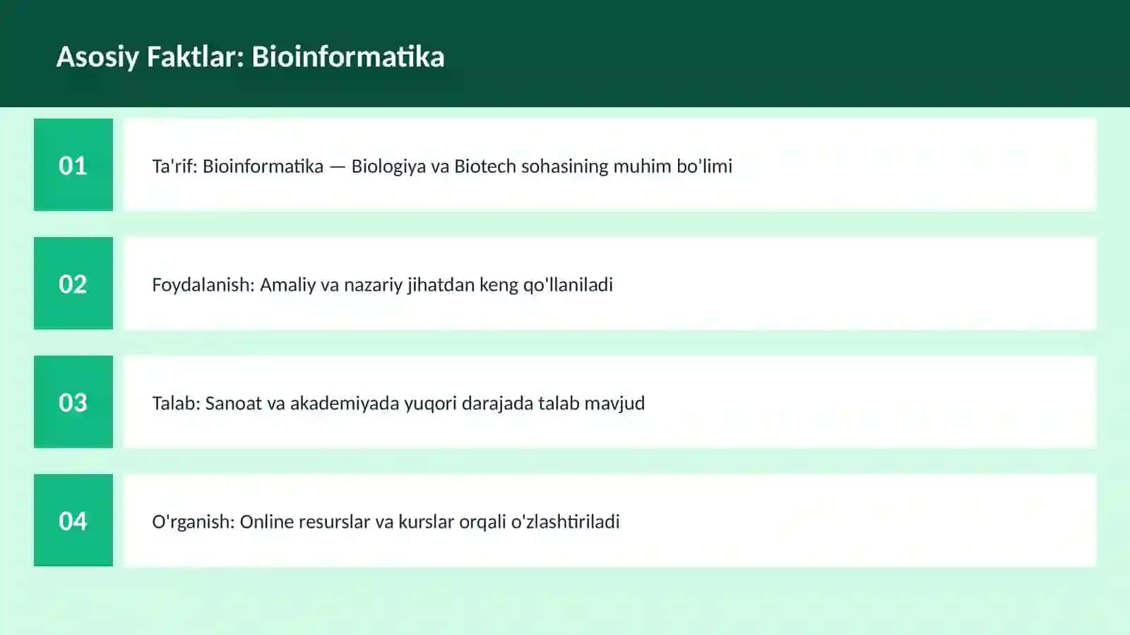 Bioinformatika 3